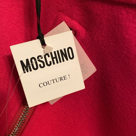 NWT Moschino couture fuchsia short skirt size 42. USA 8. Original retail $695🎉🤭 - Picture 7 of 14